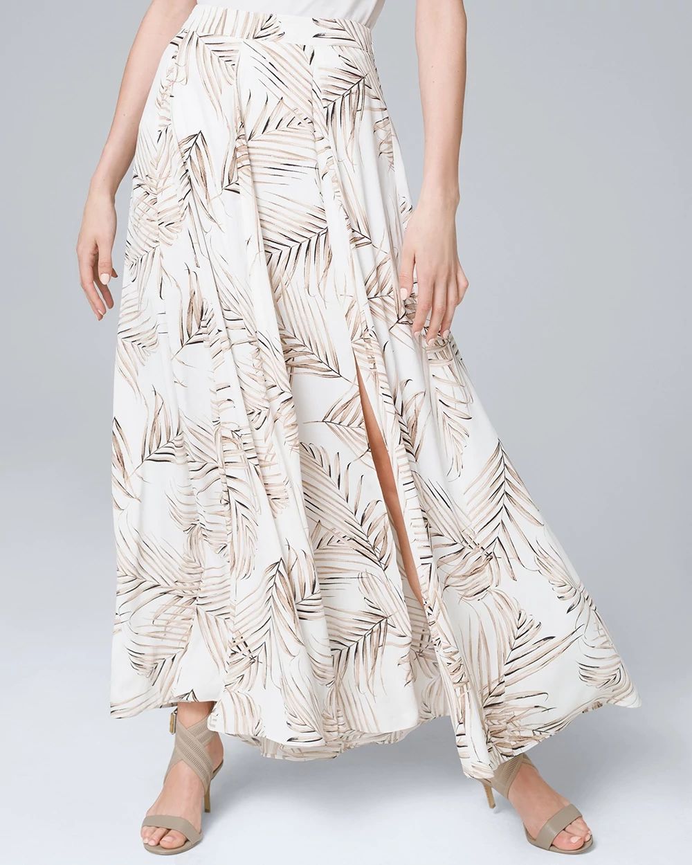 FLORAL ICONIC MAXI SKIRT